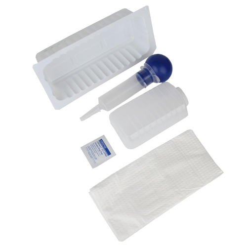 Bulb Irrigation Tray with 60cc Syringe Sterile